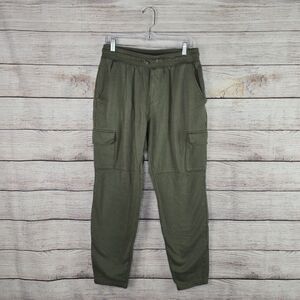 Women's Columbia Trek Cargo Jogger Sweatpants Large Green